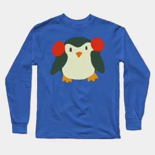 Cute Winter Penguin Long Sleeve T-Shirt